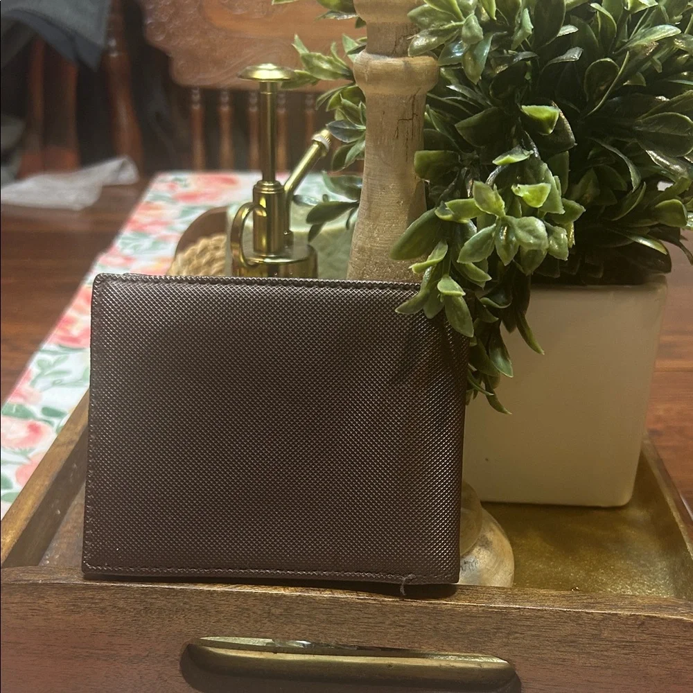 💥2/$10 USPA US Polo Association Brown PVC Wallet